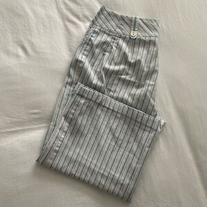 STRIPED CAPRI PANTS SIZE 14